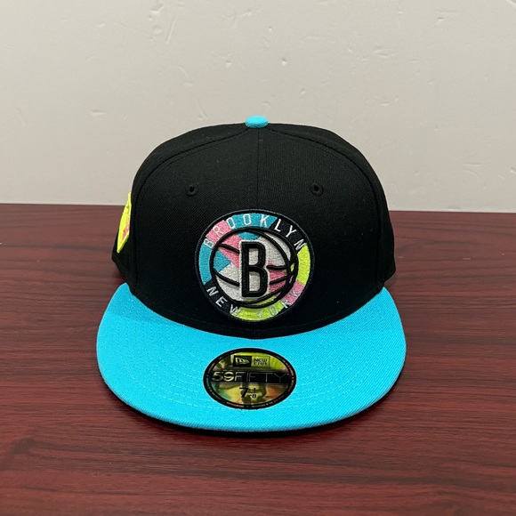 New Era, 59Fifty Fitted Hat, NBA 75th Anniversary, Brooklyn Nets - Picture 1 of 11